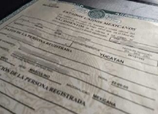 Actas gratuitas de nacimiento para padres que tienen hijos en edad escolar.