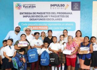 Impulso Escolar: Ahorro de 2,950 pesos por estudiante en Temax