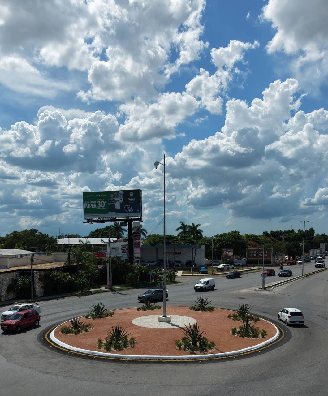 Glorieta de La Mestiza renovada en Francisco de Montejo.