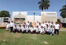 Mérida tendrá réplica monumental de la Estela 18 de Uxmal Réplica de la Estela 18 de Uxmal en Paseo de Montejo.
