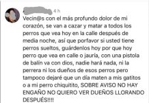 Los Héroes: alertan por amenaza contra perros con balines