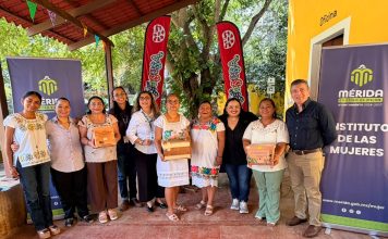 Mujeres de Molas, Yaxnic y Dzoyaxché reciben colmenas para preservar abejas nativas en Mérida.