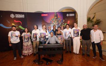 Presentación del Festival de Jazz Mérida 2026 con conciertos y actividades culturales gratuitas.