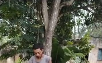 Habitantes de Peto retienen a presunto responsable de robos en Yucatán.