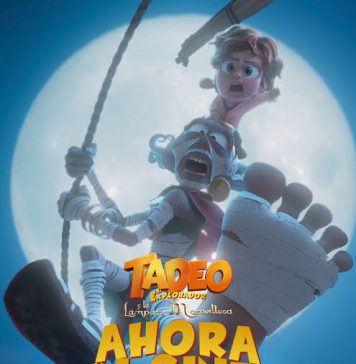 Tadeo Jones, lámpara maravillosa, película animada, cine familiar, aventura.
